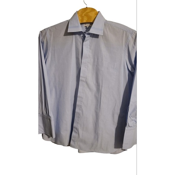 Modena Dress‎ Shirt Size 18 34/35 French Cuffs - Picture 1 of 3